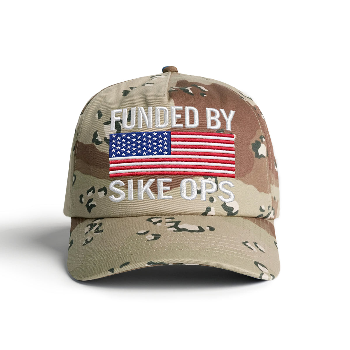 Funded By Desert Camo Hat, Sike Ops F/W 2026