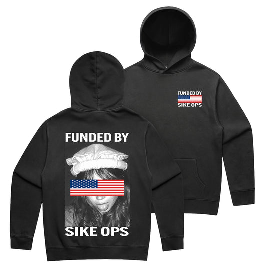 Funded By Faded Black Hoodie, Sike Ops F/W 2026