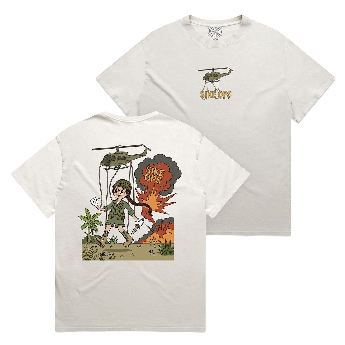 Marionette Faded Bone Tee, Sike Ops F/W 2026