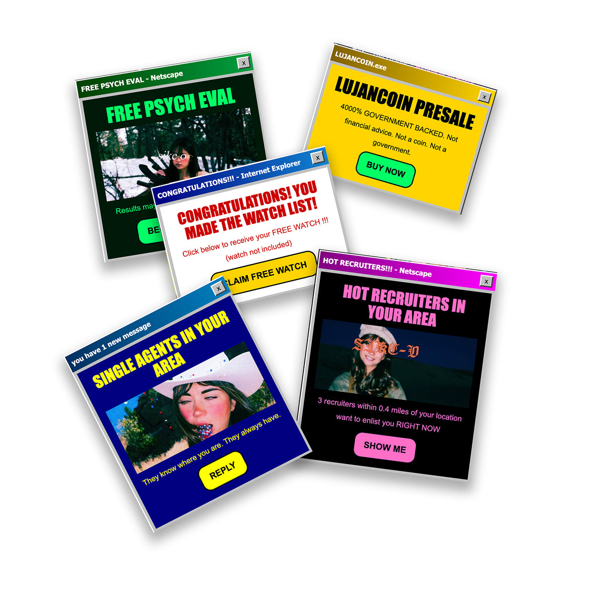 F/W 2026 Sticker Pack - Set 01, Sike Ops F/W 2026