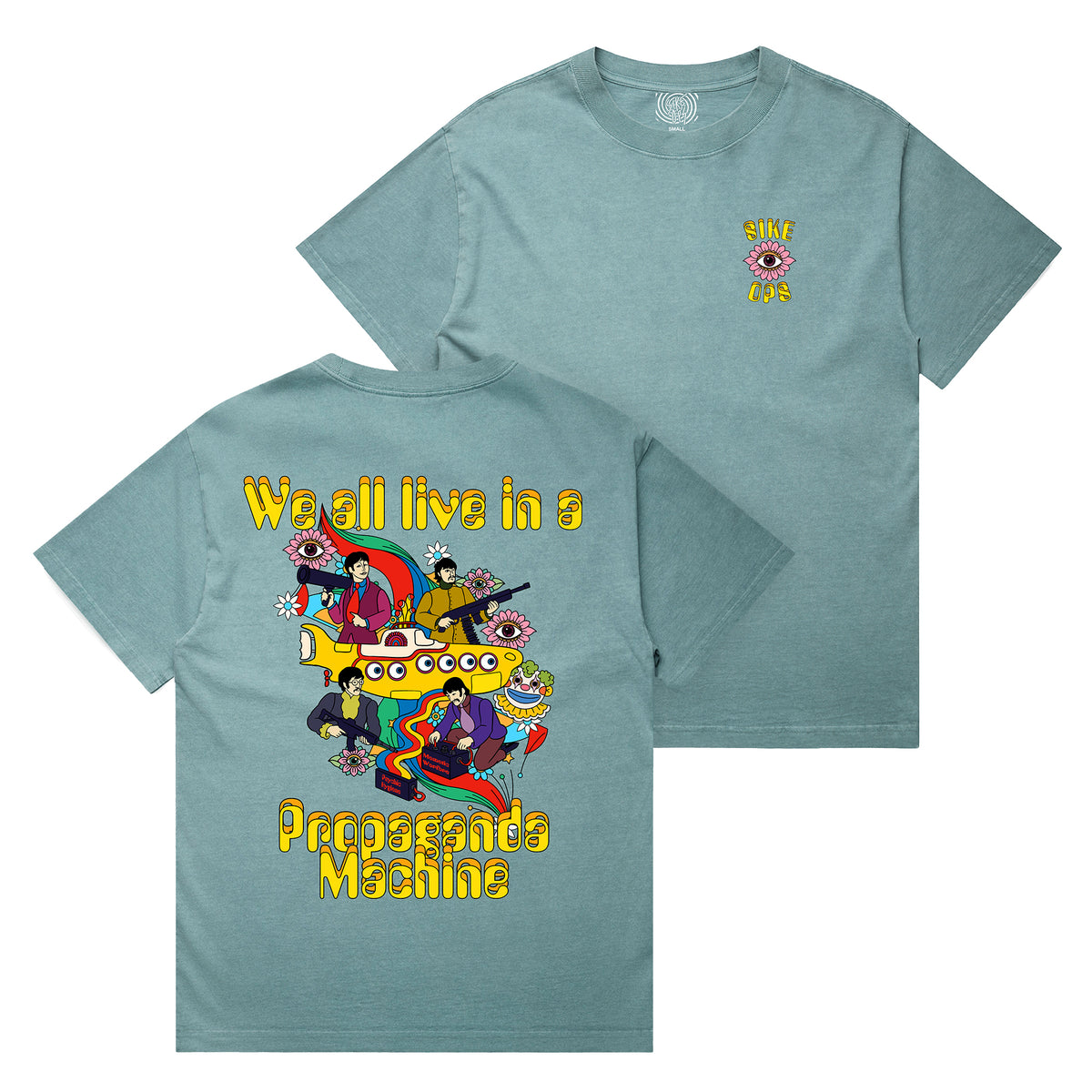 Propaganda Machine Faded Chalk Tee, Sike Ops F/W 2026