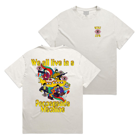 Propaganda Machine Faded Bone Tee, Sike Ops F/W 2026