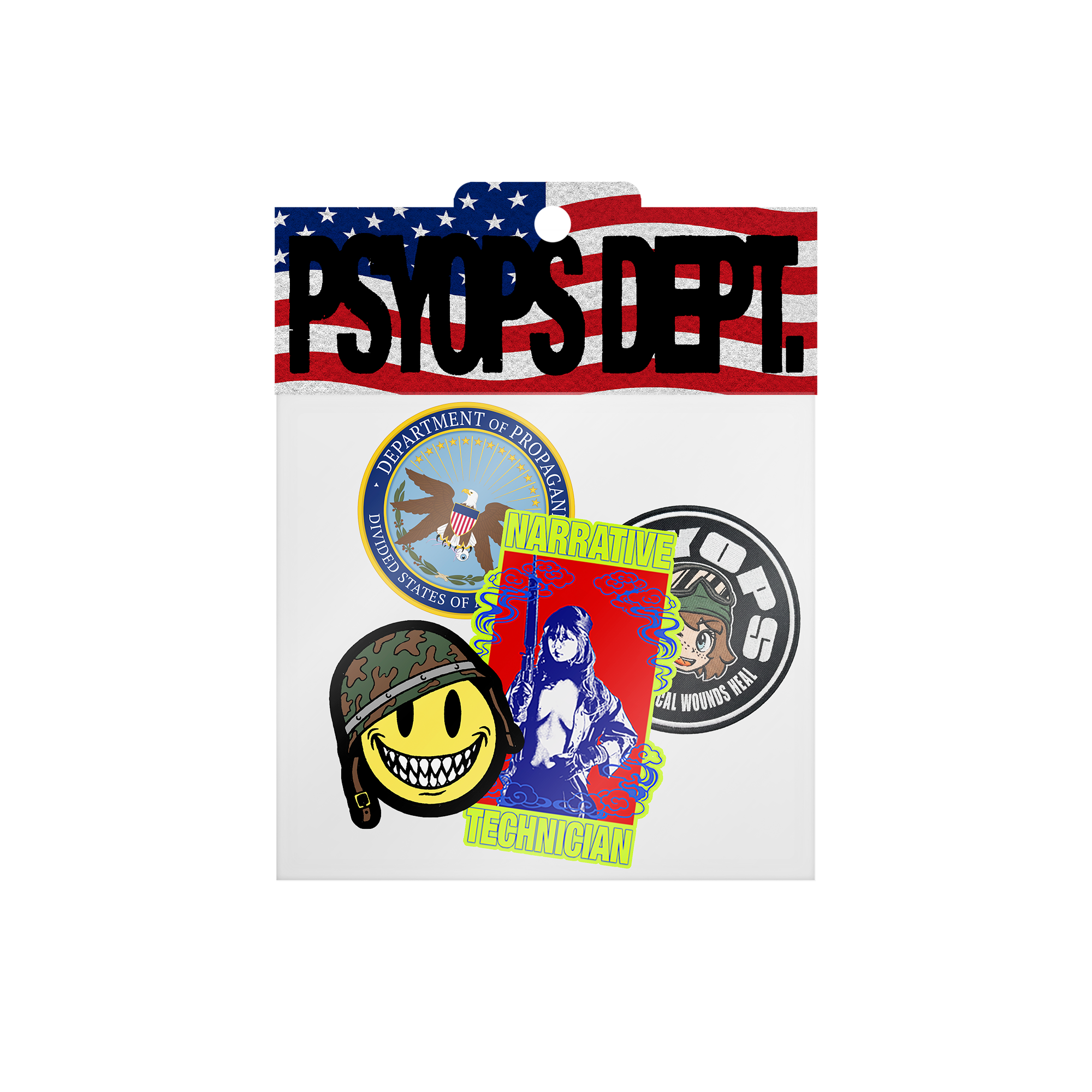 Psy Ops Sticker PSYOPS DEPT. Sticker Pack – Sike Ops