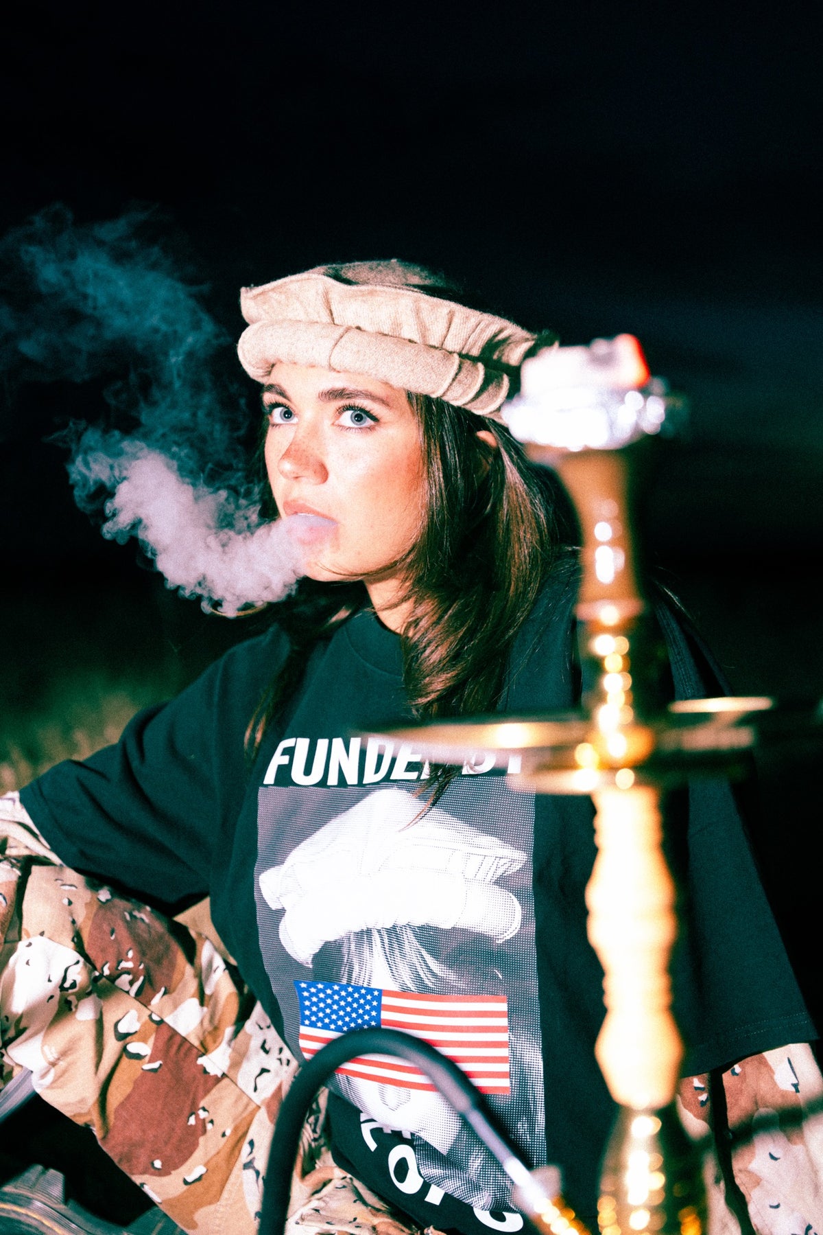 Funded By Faded Black Tee, worn